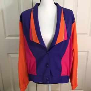 LAST CHANCE 3/$16 80s Track Jacket